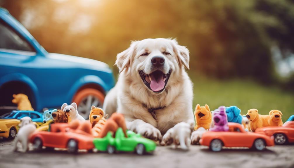 plush bonedog car toys