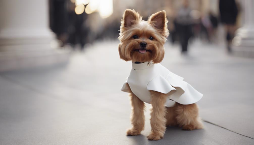 puppy fashion and cuteness