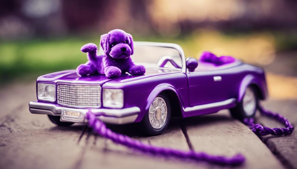 purple luxury car toy