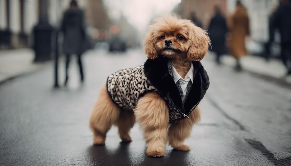 stylish faux fur dog coats
